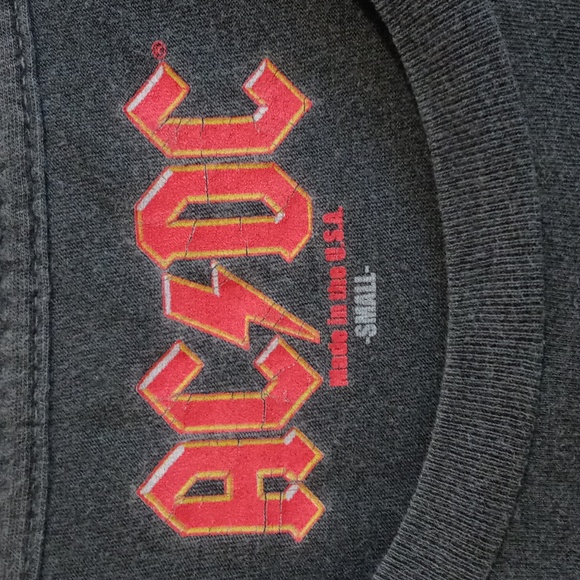 ☠️VTG/ RARE AC/DC☠️ - Men's Distressed "Highway To Hell" World Tour 1979… - Picture 3 of 10